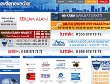 Tablet Screenshot of evdeneveciler.com